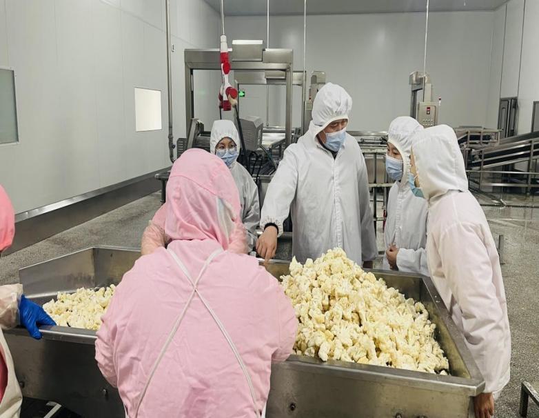 韓國三星項目負(fù)責(zé)人對我公司進行了蔬菜車間的年度審核