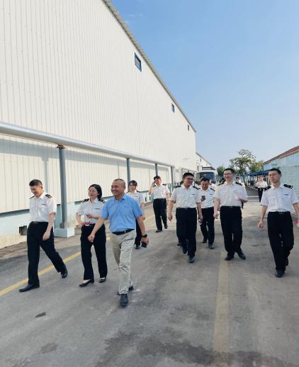 健達公司為濱州海關(guān)新關(guān)員開展參觀培訓活動