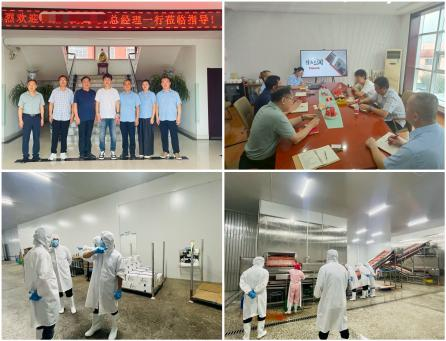 日本客戶到我司工廠進行實地考察